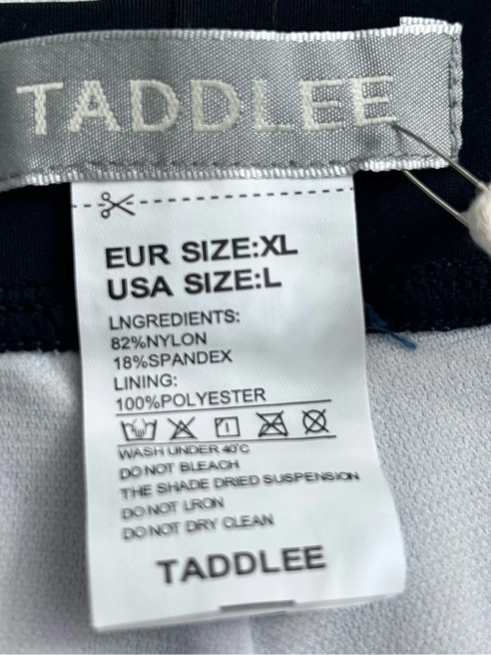 Taddlee Swimwear Boxer Briefs/Board Shorts Pockets Blue/Red/Black Sz US Large - Picture 4 of 10